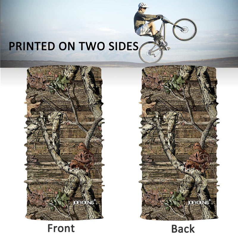 JOEYOUNG Skull Face Mask UV Sun Dust Neck Gaiter Bandana Headwear Motorcycle - Image 5